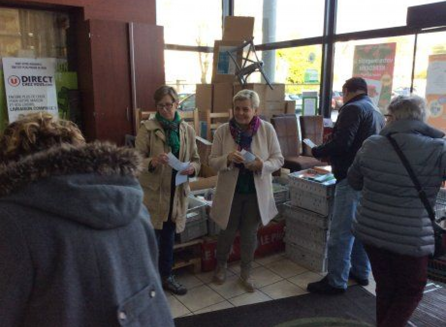 Brest ville : mobilisation pour la collecte de la Banque alimentaire (30/11/2018)