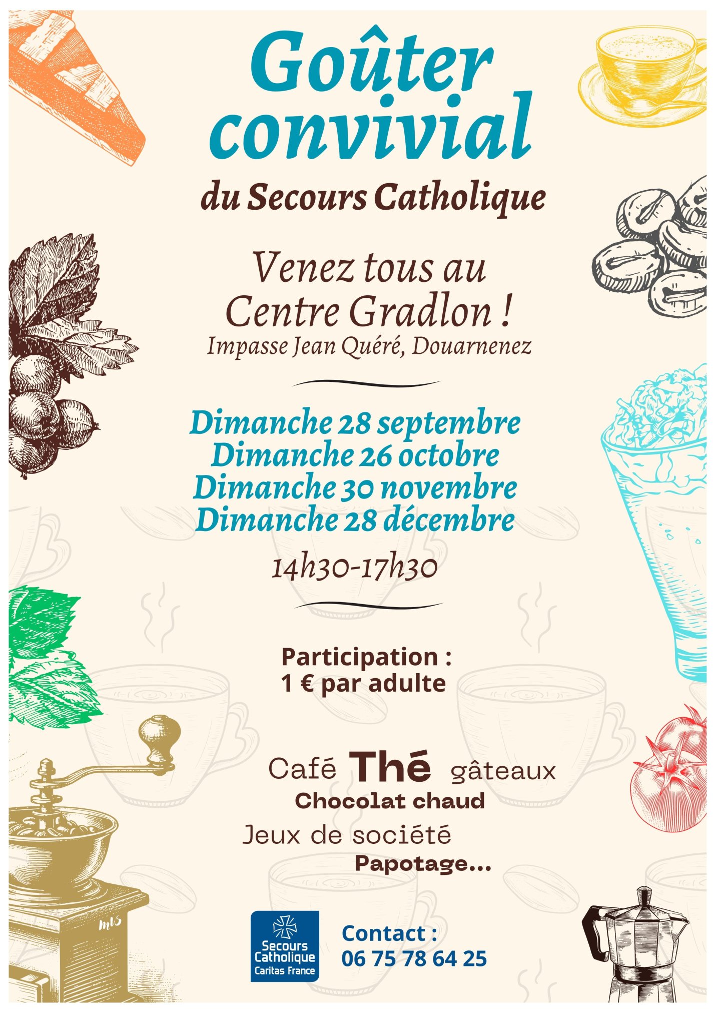 Gouter convivial le dimanche une fois par mois ...