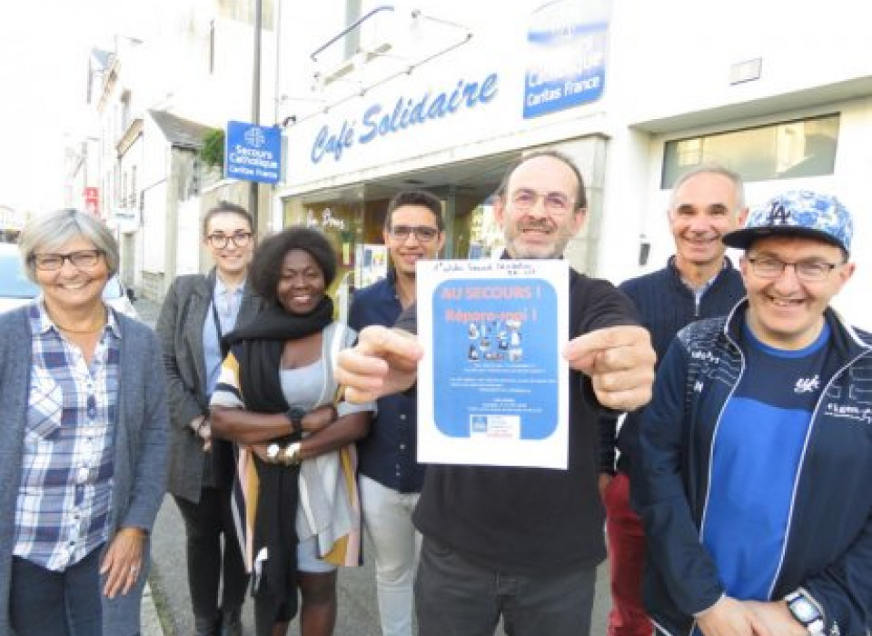 Ouverture du " Répare café dans la boutique solidaire de Quimper