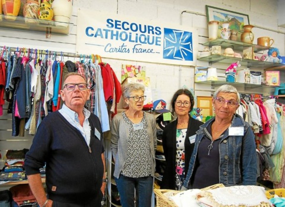 L’équipe du Secours Catholique assure des permanences les mardis, mercredis et jeudis, ainsi que le deuxième samedi du mois.