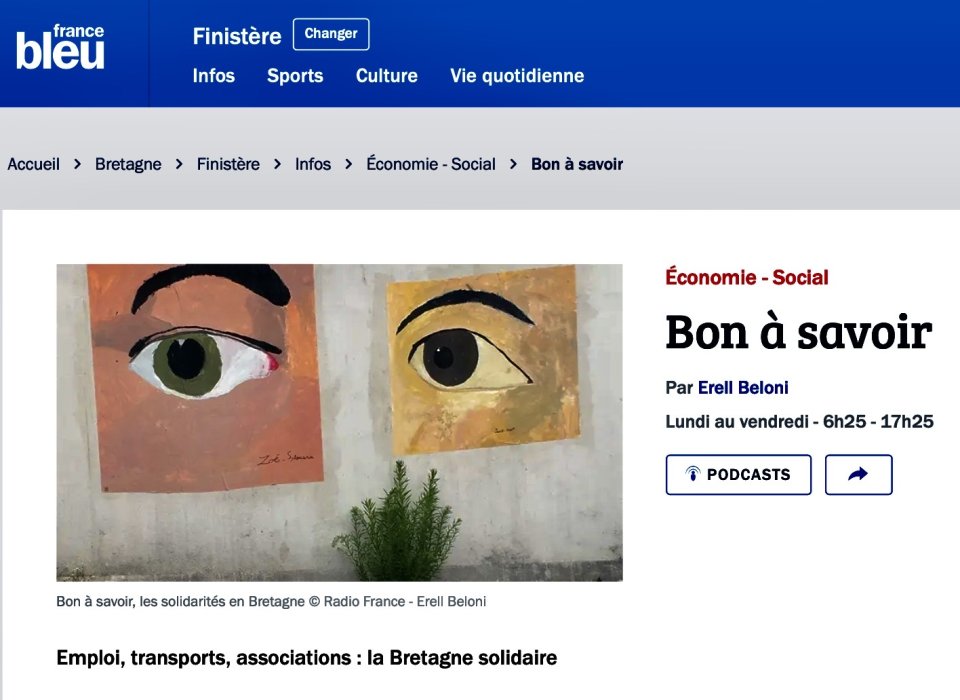 Reportage au Café solidaire de Quimper sur France Bleu Breizh Izel Reportage au Café solidaire de Quimper sur France Bleu Breizh Izel