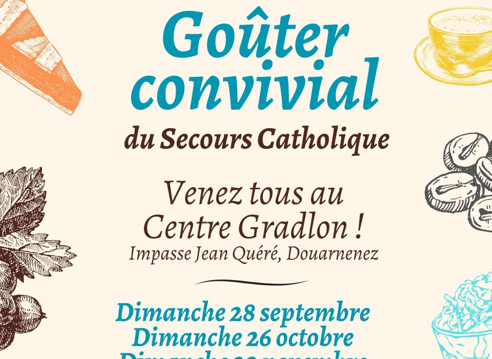 Gouter convivial le dimanche à Douarnenez Gouter convivial le dimanche à Douarnenez