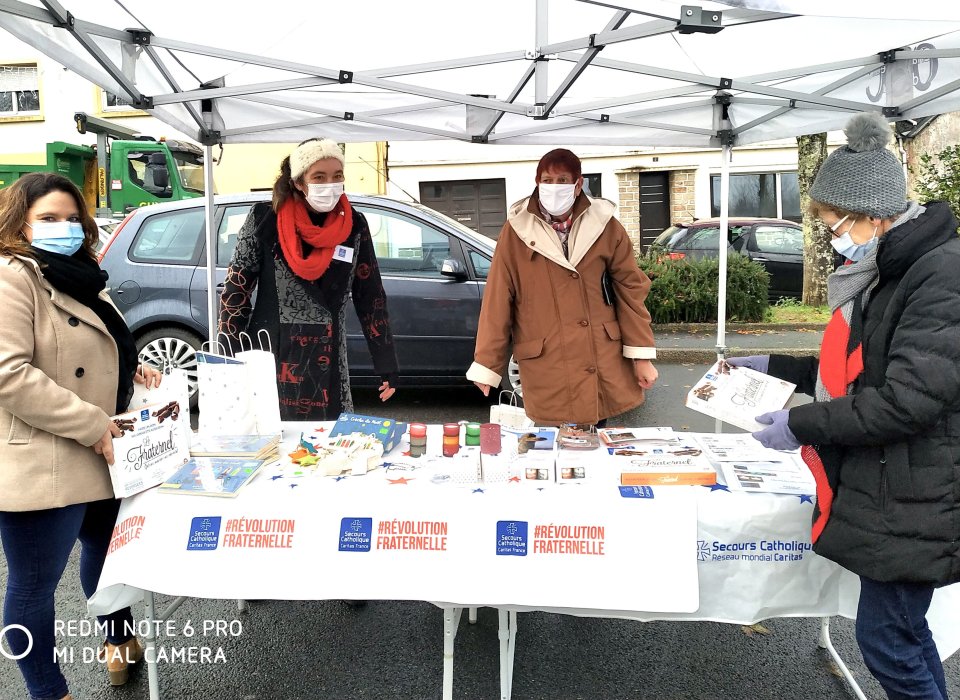 L'équipe de Chateauneuf-du-Faou vous attend sur le marché