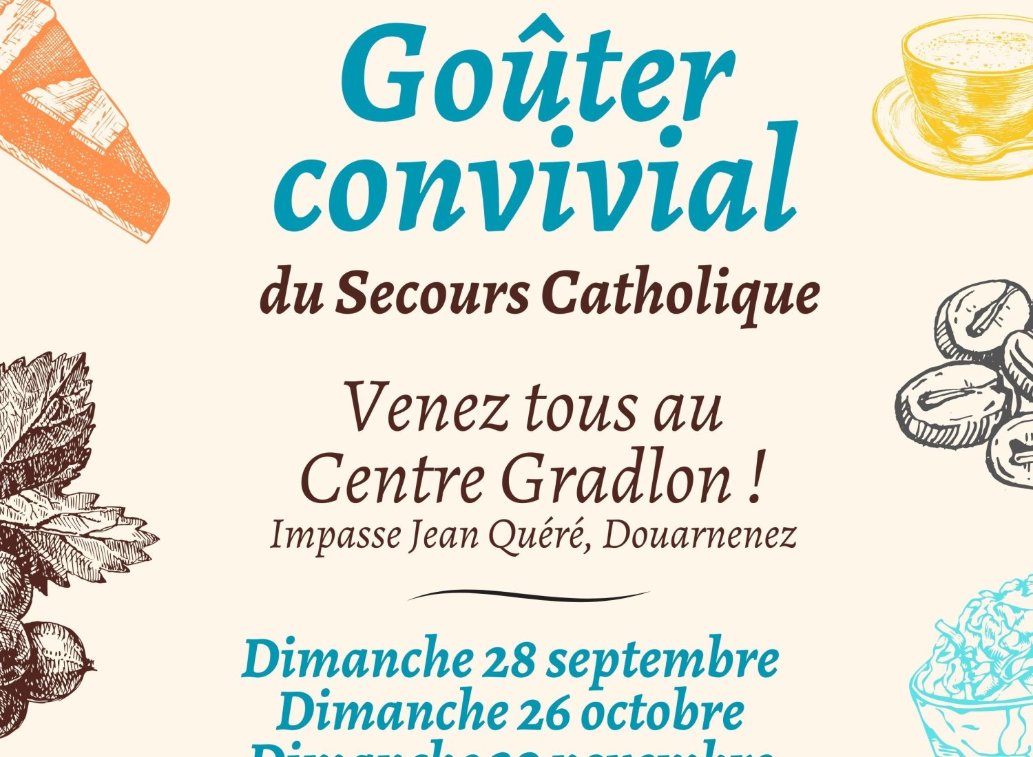 Gouter convivial le dimanche à Douarnenez