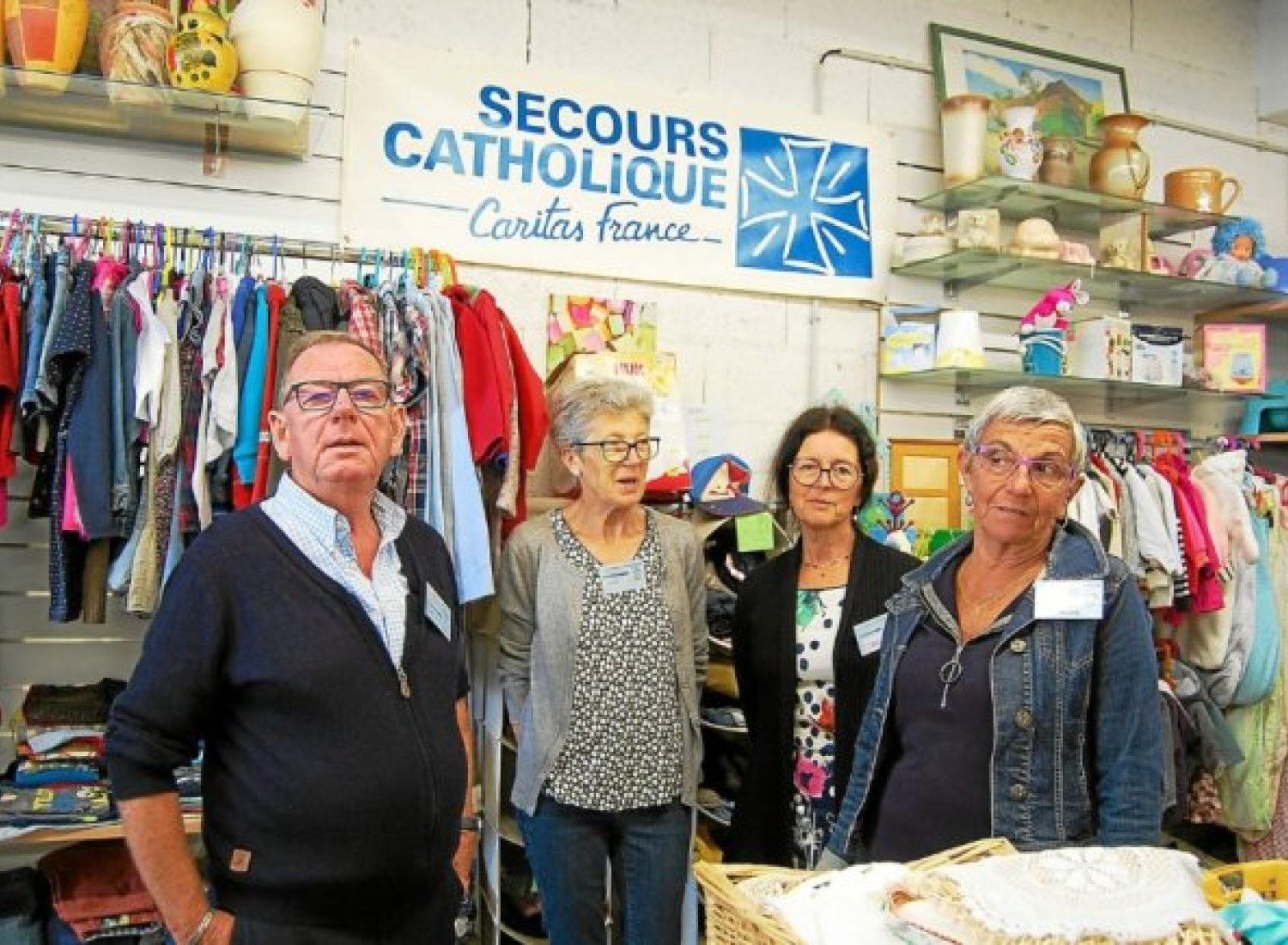 L’équipe du Secours Catholique assure des permanences les mardis, mercredis et jeudis, ainsi que le deuxième samedi du mois.