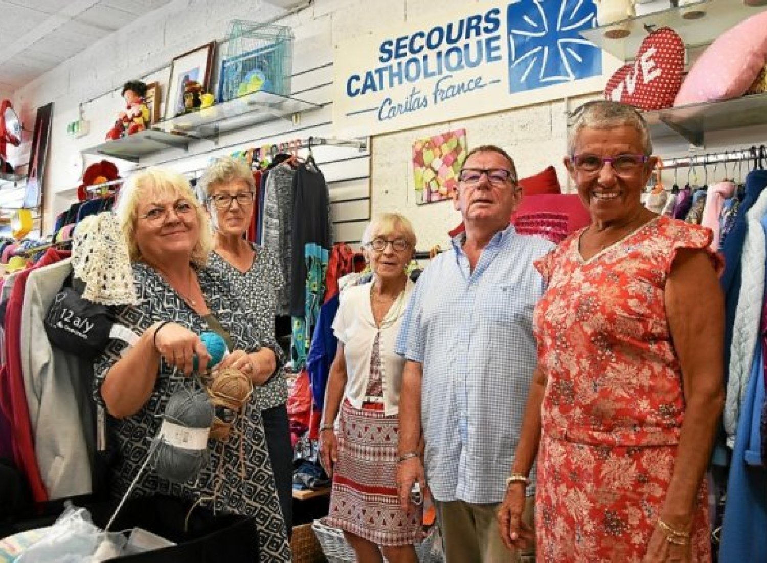 À  Concarneau, une grande braderie d’été.