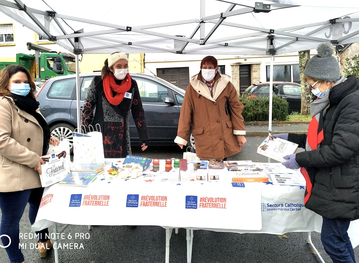 L'équipe de Chateauneuf-du-Faou vous attend sur le marché